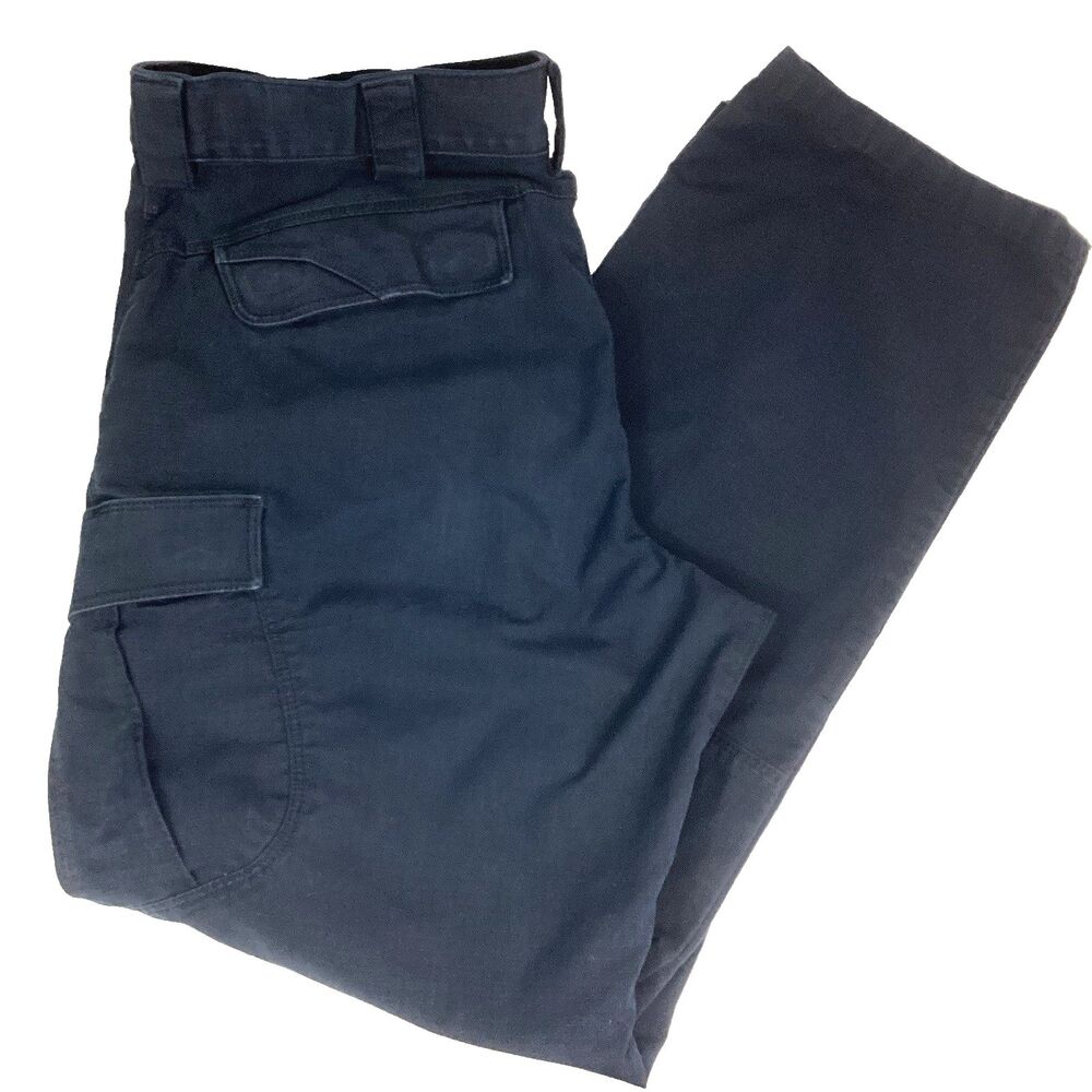 5.11 Tactical Pants - Men's Size 36 - Navy Blue- Ripstop/Cargo/Work - Heavy-Duty